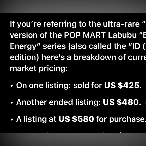 ID The Secret Labubu Monster with outfit & shoes set too! Pop Mart Authentic - Picture 3 of 7